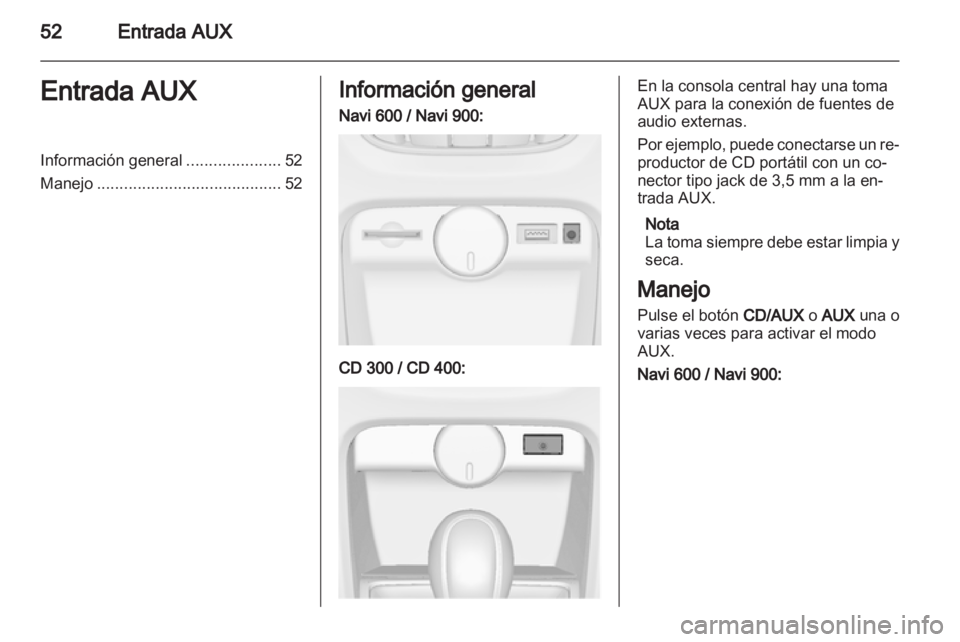 OPEL ASTRA J 2012  Manual de infoentretenimiento (in Spanish) 