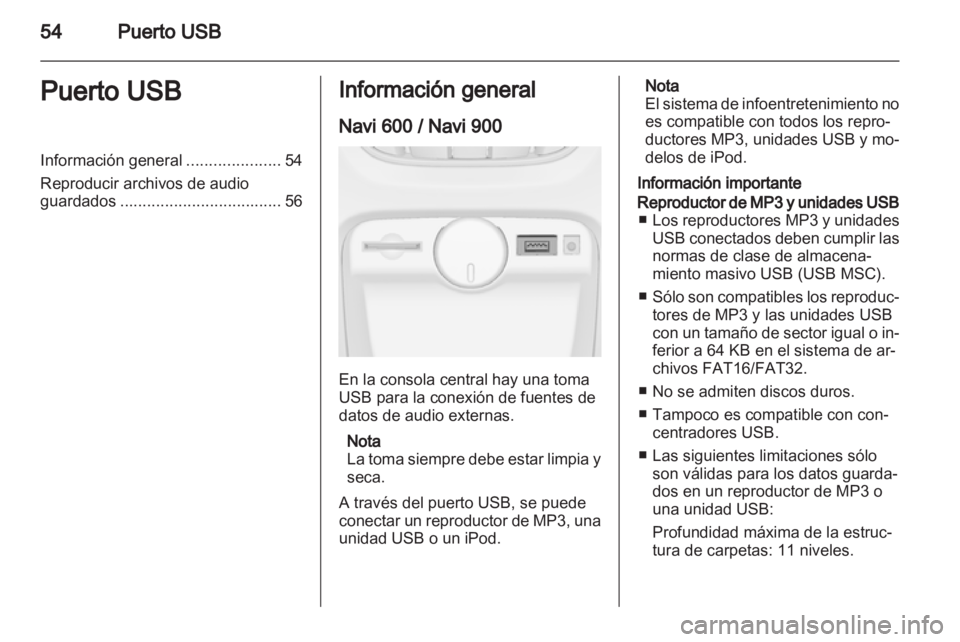 OPEL ASTRA J 2012  Manual de infoentretenimiento (in Spanish) 