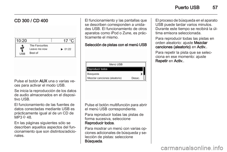 OPEL ASTRA J 2012  Manual de infoentretenimiento (in Spanish) 