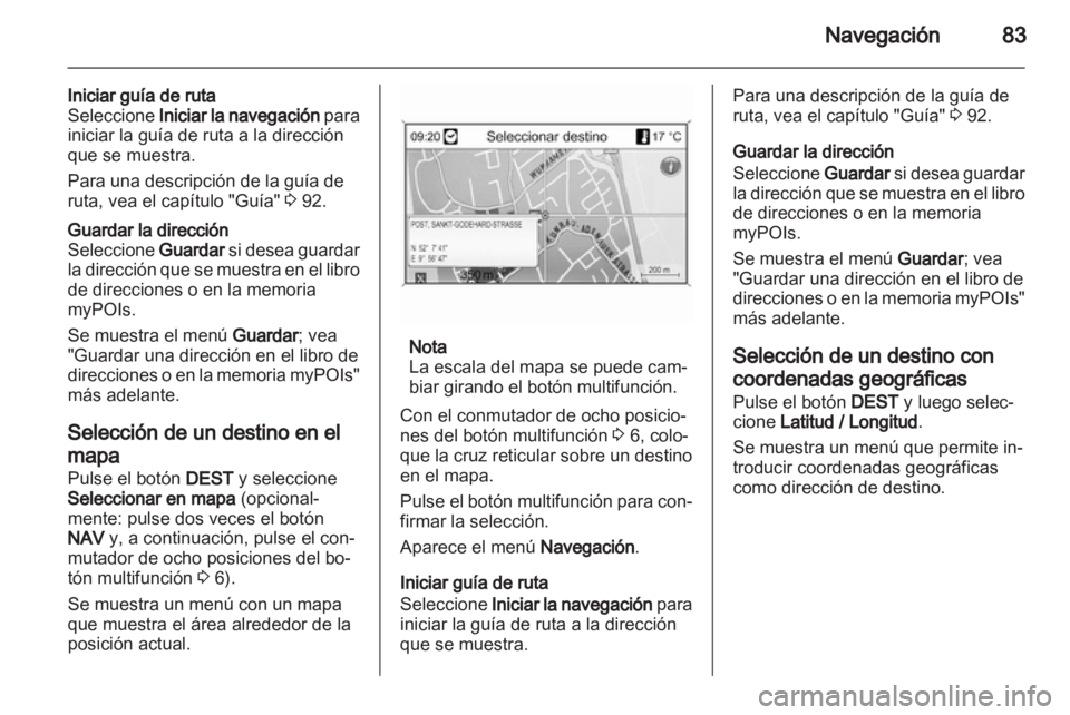 OPEL ASTRA J 2012  Manual de infoentretenimiento (in Spanish) 