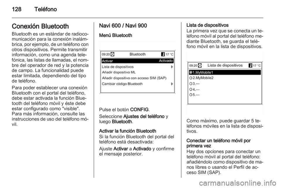 OPEL ASTRA J 2013  Manual de infoentretenimiento (in Spanish) 