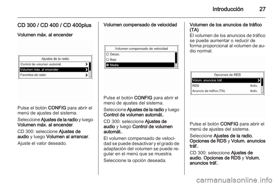 OPEL ASTRA J 2013  Manual de infoentretenimiento (in Spanish) 