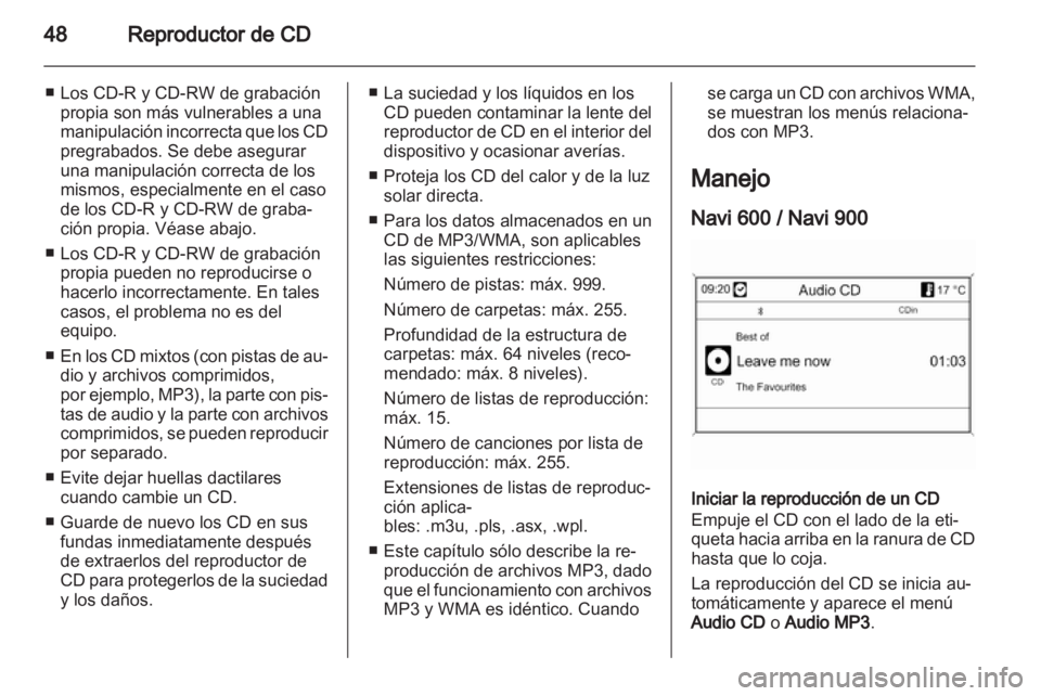 OPEL ASTRA J 2013  Manual de infoentretenimiento (in Spanish) 