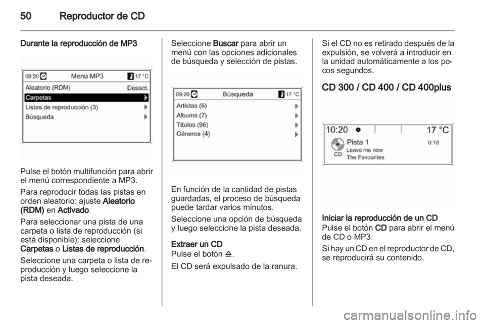 OPEL ASTRA J 2013  Manual de infoentretenimiento (in Spanish) 