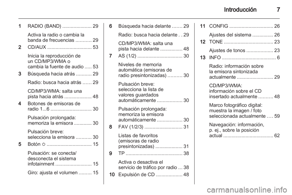 OPEL ASTRA J 2013  Manual de infoentretenimiento (in Spanish) 