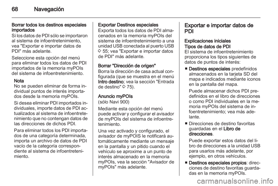 OPEL ASTRA J 2013  Manual de infoentretenimiento (in Spanish) 