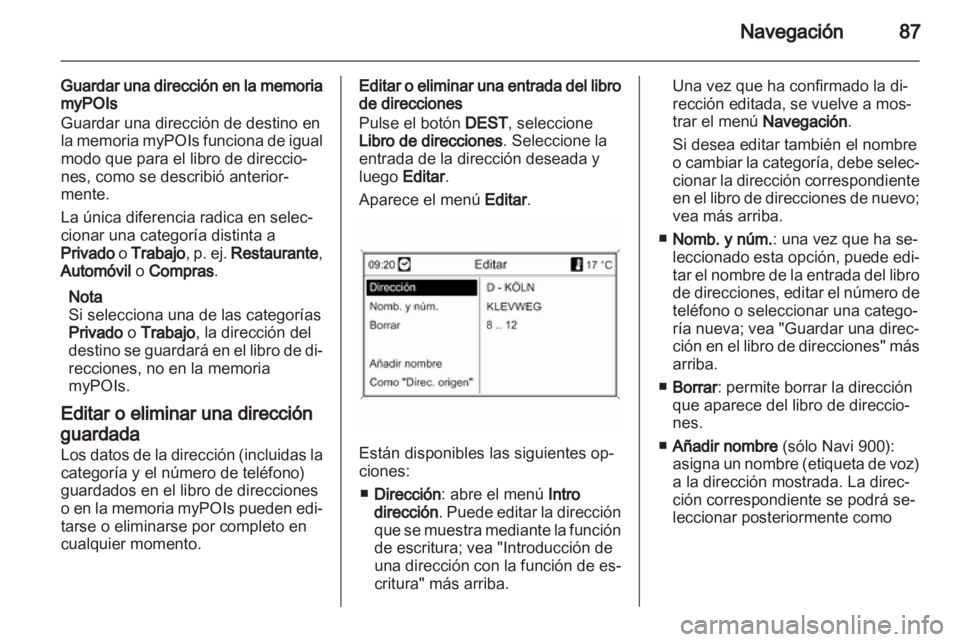 OPEL ASTRA J 2013  Manual de infoentretenimiento (in Spanish) 