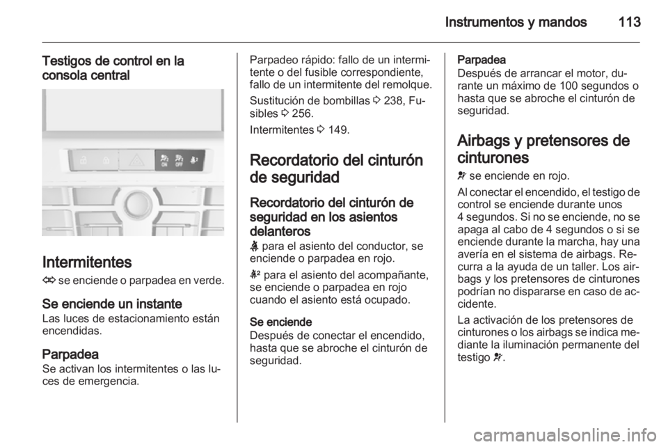 OPEL ASTRA J 2013 Manual de Instrucciones (in Spanish) OPEL ASTRA J 2013 Manual de Instrucciones (in Spanish)