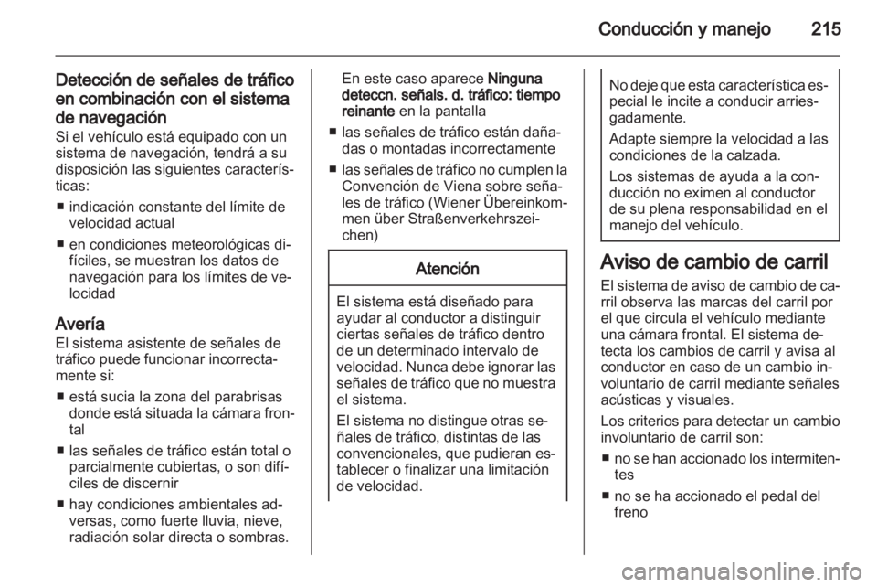 OPEL ASTRA J 2013 Manual de Instrucciones (in Spanish) OPEL ASTRA J 2013 Manual de Instrucciones (in Spanish)