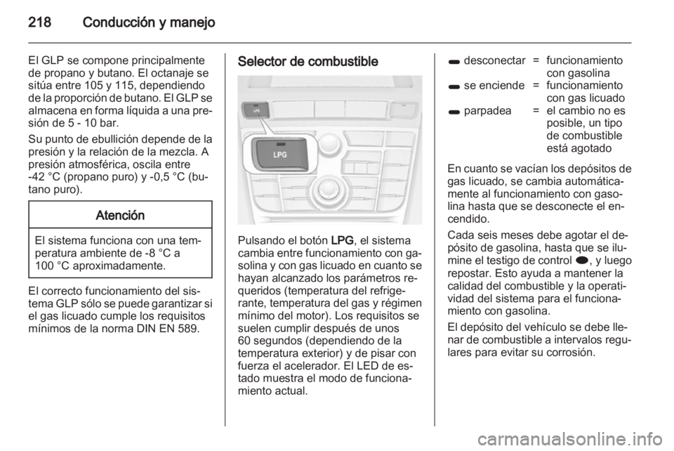 OPEL ASTRA J 2013 Manual de Instrucciones (in Spanish) OPEL ASTRA J 2013 Manual de Instrucciones (in Spanish)