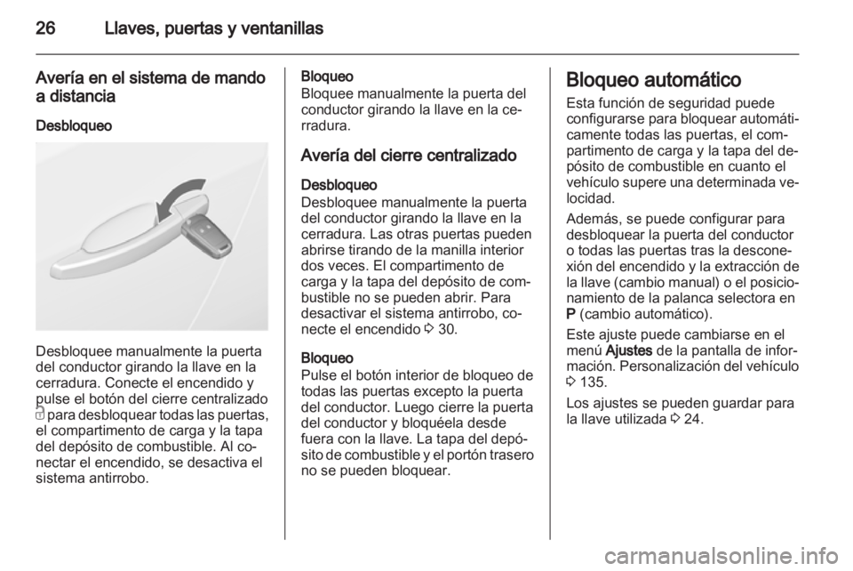 OPEL ASTRA J 2013  Manual de Instrucciones (in Spanish) 