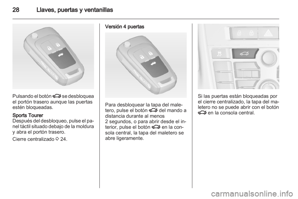 OPEL ASTRA J 2013  Manual de Instrucciones (in Spanish) 