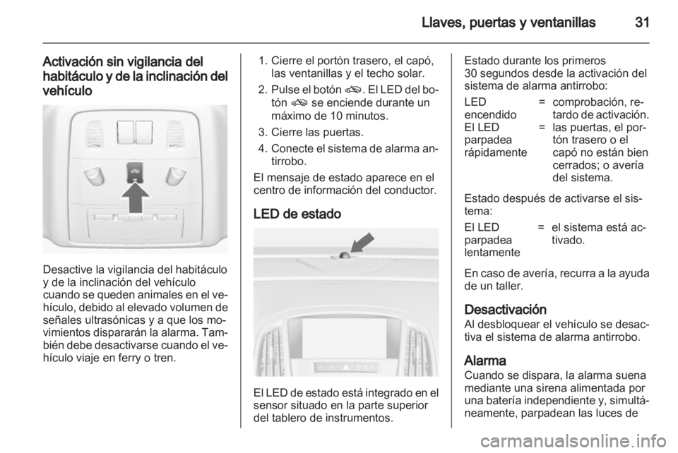 OPEL ASTRA J 2013  Manual de Instrucciones (in Spanish) 