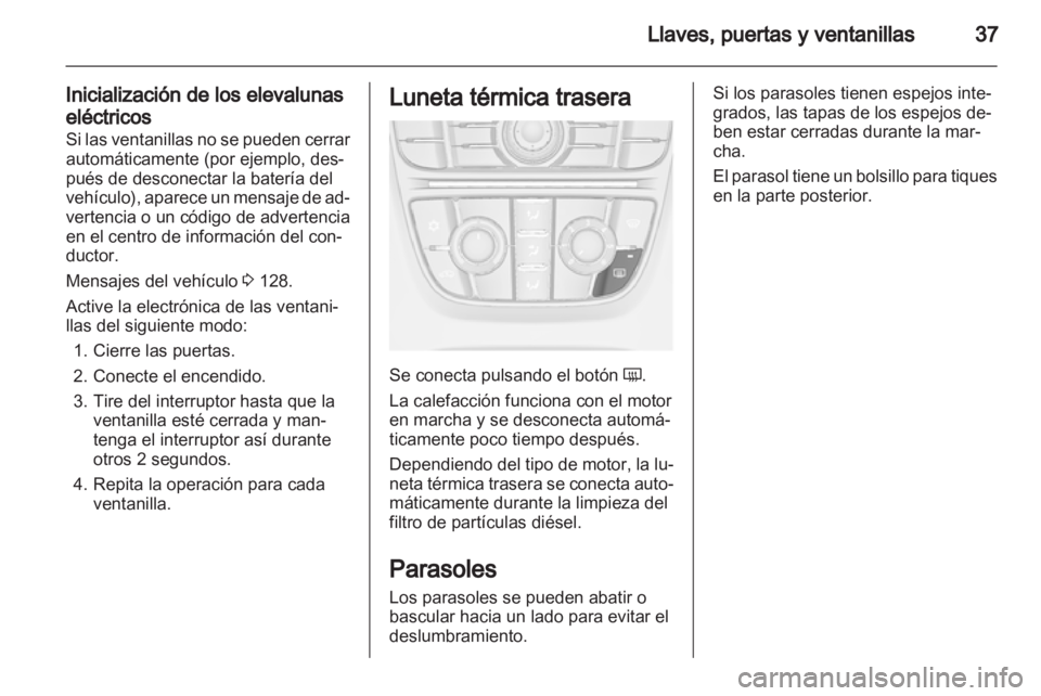 OPEL ASTRA J 2013  Manual de Instrucciones (in Spanish) 