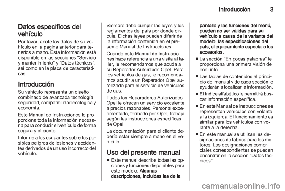 OPEL ASTRA J 2013  Manual de Instrucciones (in Spanish) 