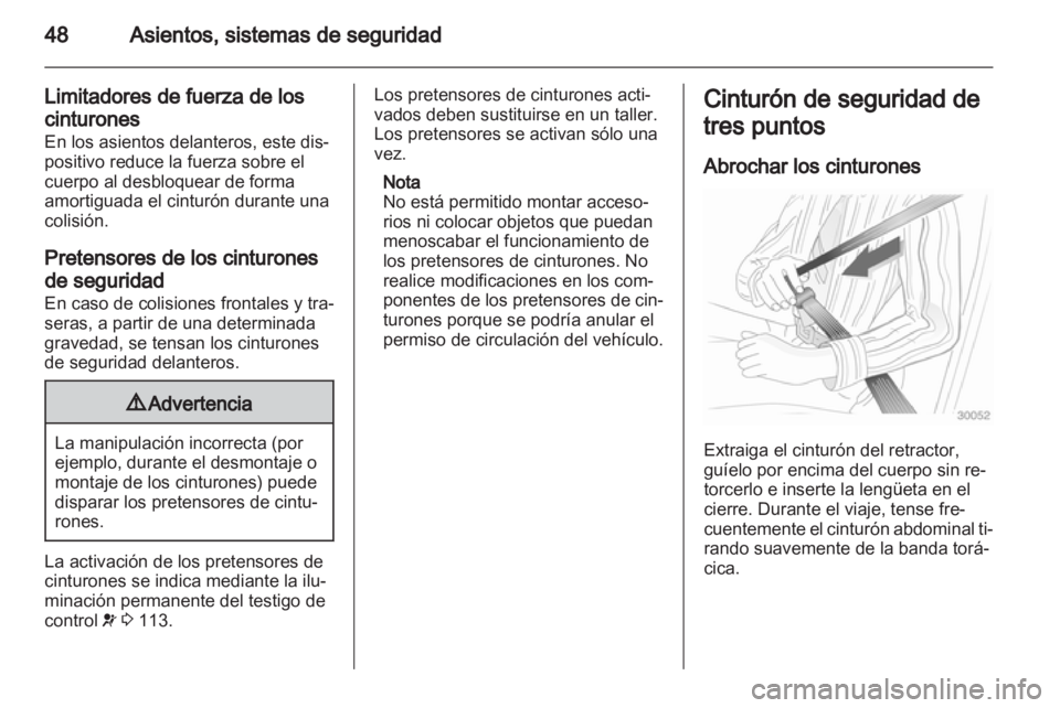 OPEL ASTRA J 2013  Manual de Instrucciones (in Spanish) 