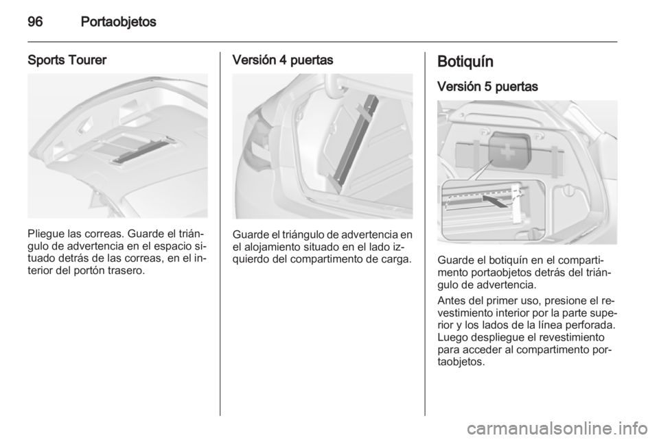 OPEL ASTRA J 2013 Manual de Instrucciones (in Spanish) OPEL ASTRA J 2013 Manual de Instrucciones (in Spanish)