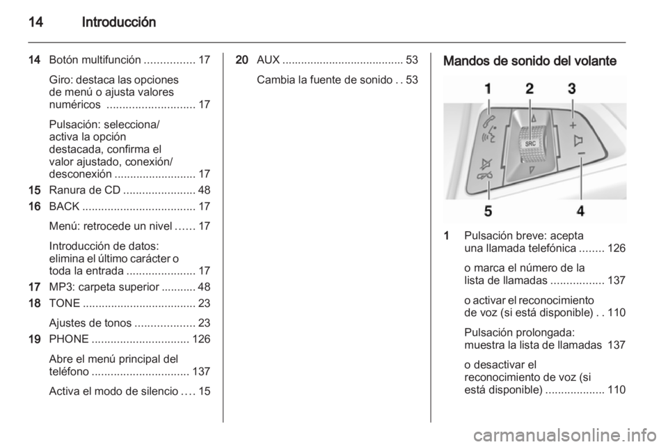 OPEL ASTRA J 2013.5  Manual de infoentretenimiento (in Spanish) 