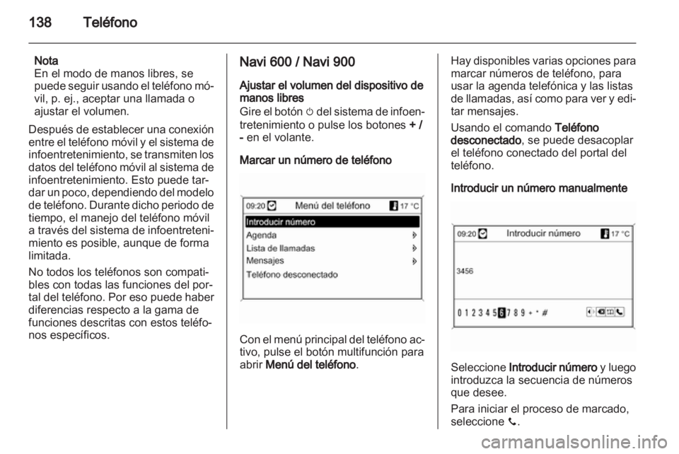 OPEL ASTRA J 2013.5  Manual de infoentretenimiento (in Spanish) 