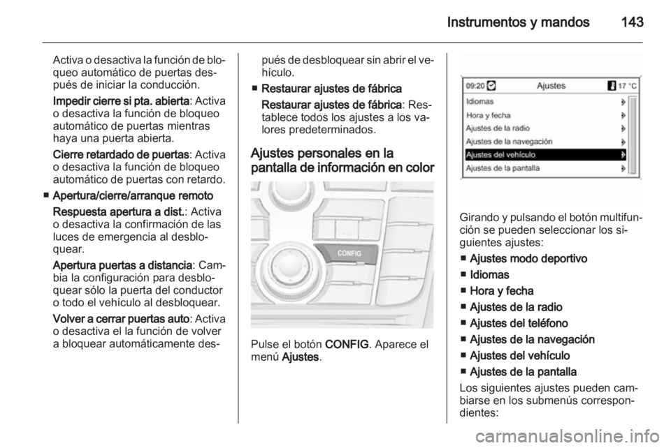 OPEL ASTRA J 2013.5 Manual de Instrucciones (in Spanish) OPEL ASTRA J 2013.5 Manual de Instrucciones (in Spanish)