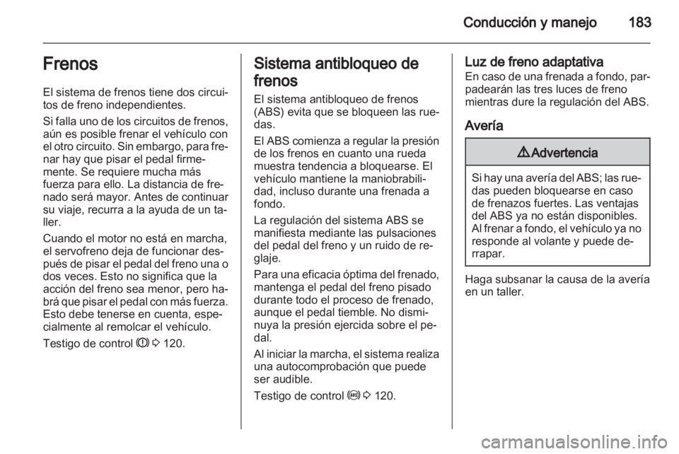 OPEL ASTRA J 2013.5 Manual de Instrucciones (in Spanish) OPEL ASTRA J 2013.5 Manual de Instrucciones (in Spanish)