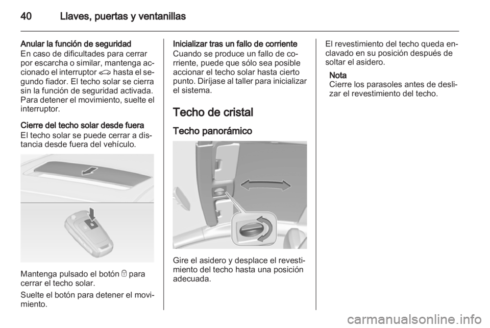 OPEL ASTRA J 2013.5 Manual de Instrucciones (in Spanish) OPEL ASTRA J 2013.5 Manual de Instrucciones (in Spanish)
