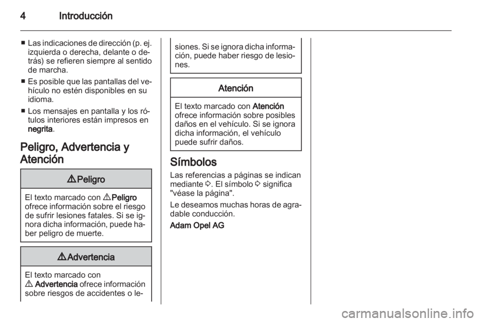 OPEL ASTRA J 2013.5  Manual de Instrucciones (in Spanish) 