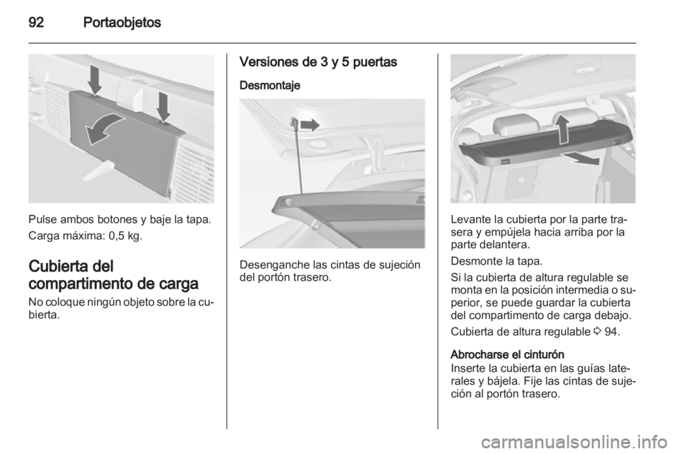 OPEL ASTRA J 2013.5 Manual de Instrucciones (in Spanish) OPEL ASTRA J 2013.5 Manual de Instrucciones (in Spanish)