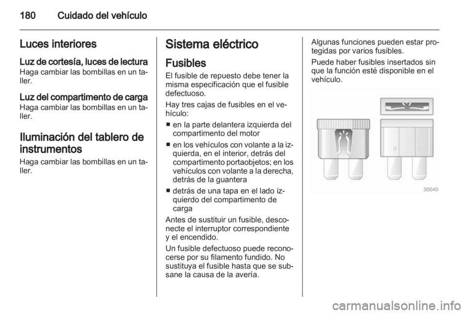 OPEL ASTRA J GTC 2012 Manual de Instrucciones (in Spanish) OPEL ASTRA J GTC 2012 Manual de Instrucciones (in Spanish)