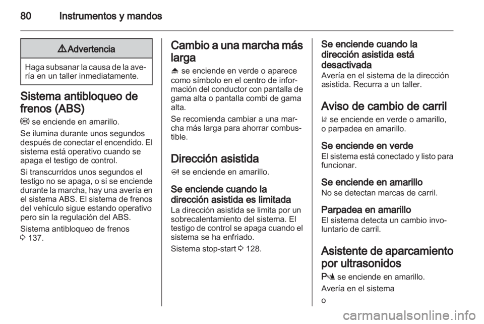OPEL ASTRA J GTC 2012  Manual de Instrucciones (in Spanish) 