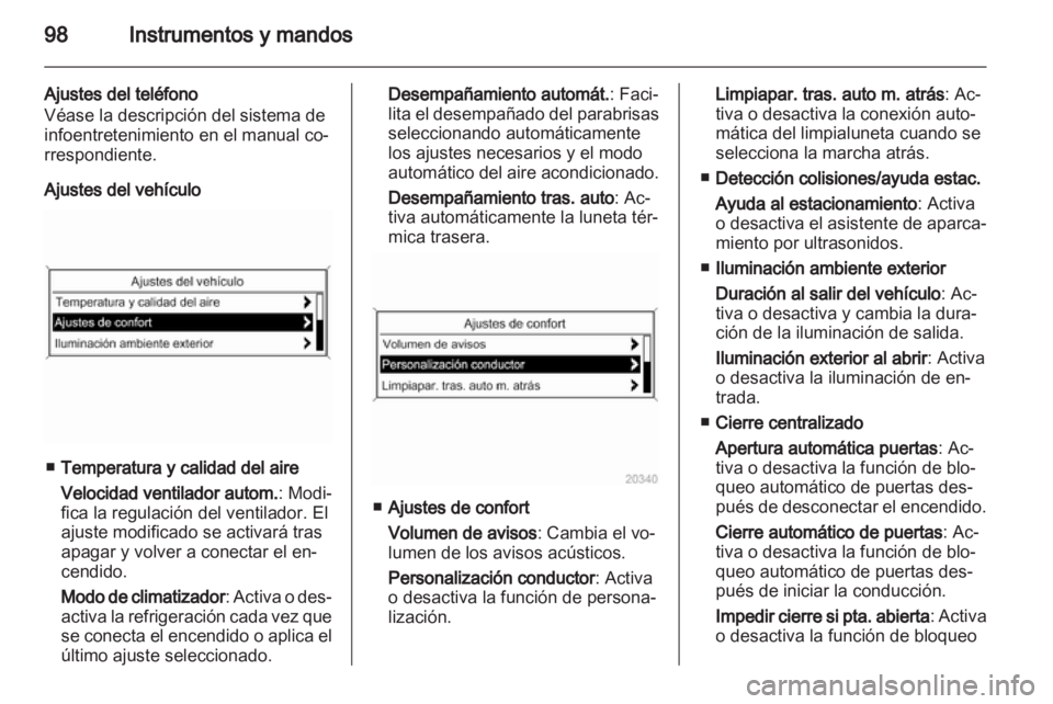 OPEL ASTRA J GTC 2012  Manual de Instrucciones (in Spanish) 