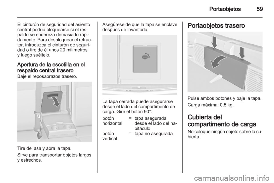 OPEL ASTRA J GTC 2012.5  Manual de Instrucciones (in Spanish) 