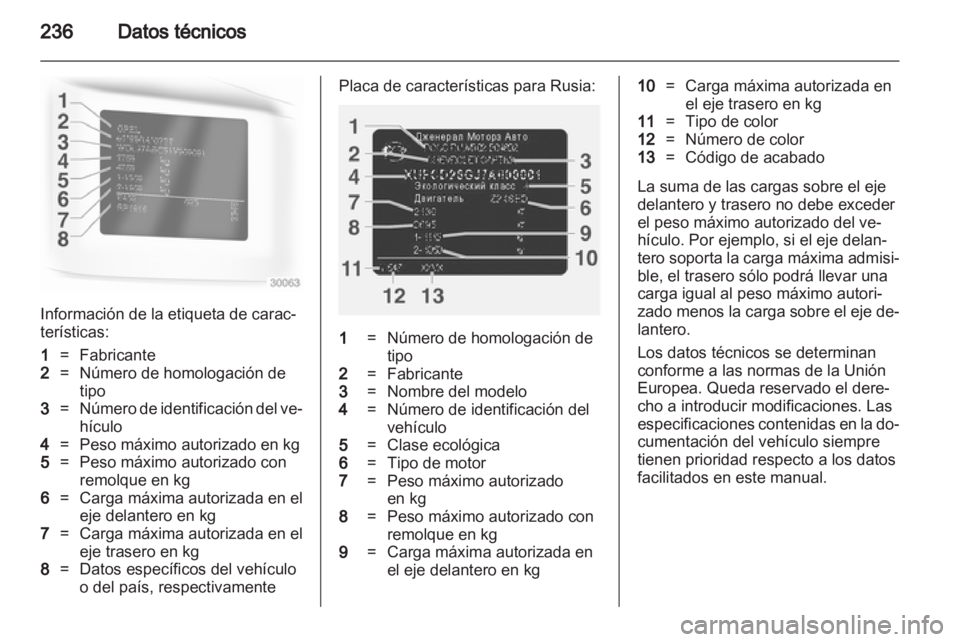 OPEL ASTRA J HB5 & ST 2012  Manual de Instrucciones (in Spanish) 