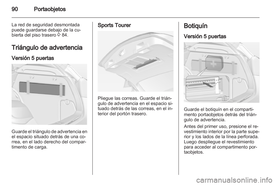 OPEL ASTRA J HB5 & ST 2012  Manual de Instrucciones (in Spanish) 