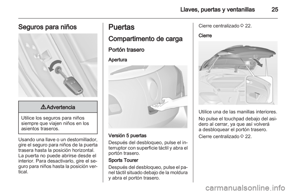 OPEL ASTRA J HB5 & ST 2012.5  Manual de Instrucciones (in Spanish) 