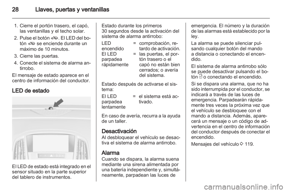 OPEL ASTRA J HB5 & ST 2012.5 Manual de Instrucciones (in Spanish) OPEL ASTRA J HB5 & ST 2012.5 Manual de Instrucciones (in Spanish)