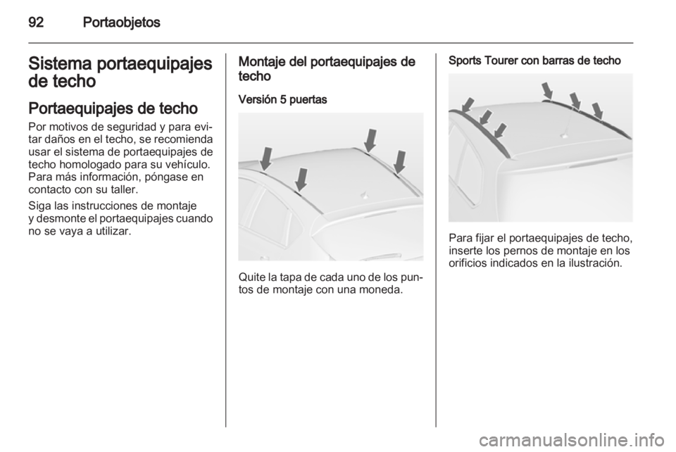 OPEL ASTRA J HB5 & ST 2012.5  Manual de Instrucciones (in Spanish) 