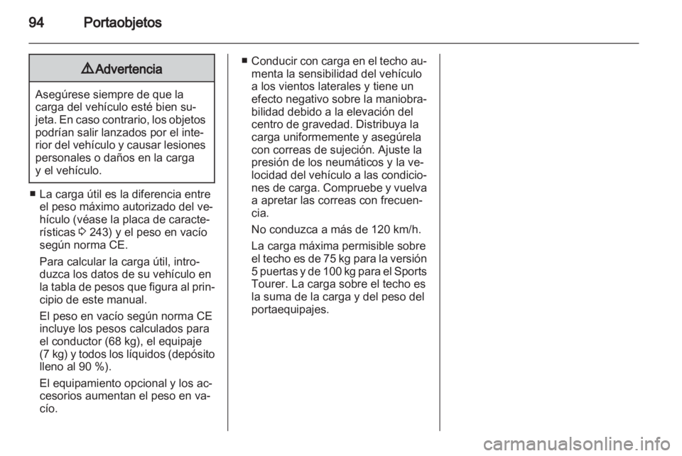 OPEL ASTRA J HB5 & ST 2012.5  Manual de Instrucciones (in Spanish) 