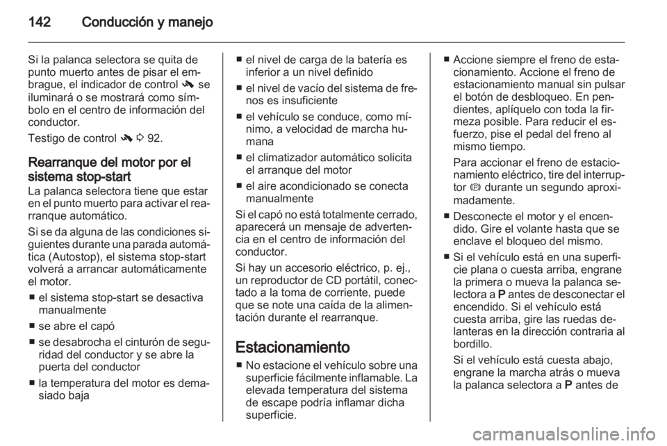 OPEL CASCADA 2013.5  Manual de Instrucciones (in Spanish) 