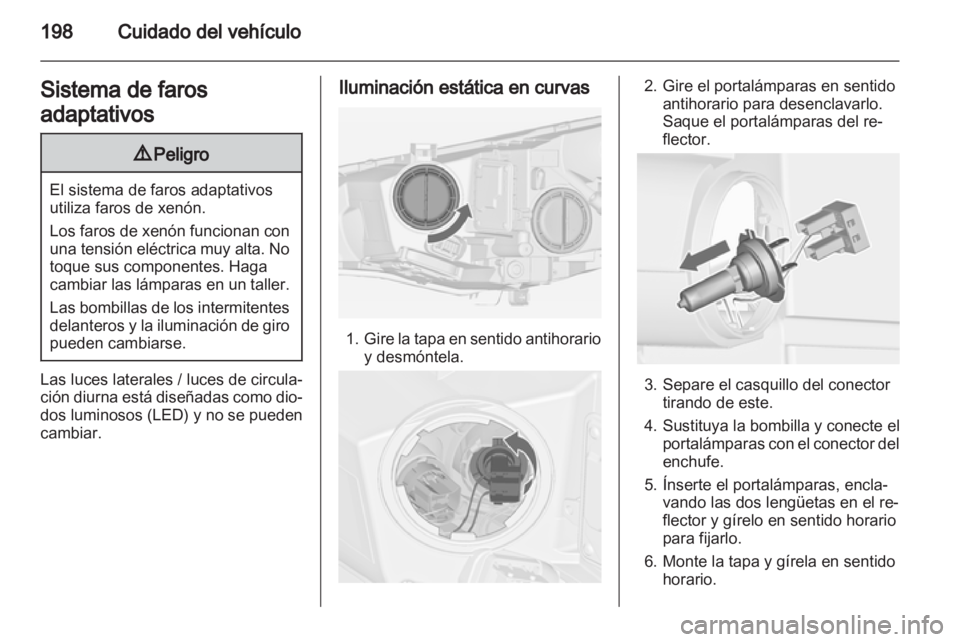 OPEL CASCADA 2013.5  Manual de Instrucciones (in Spanish) 