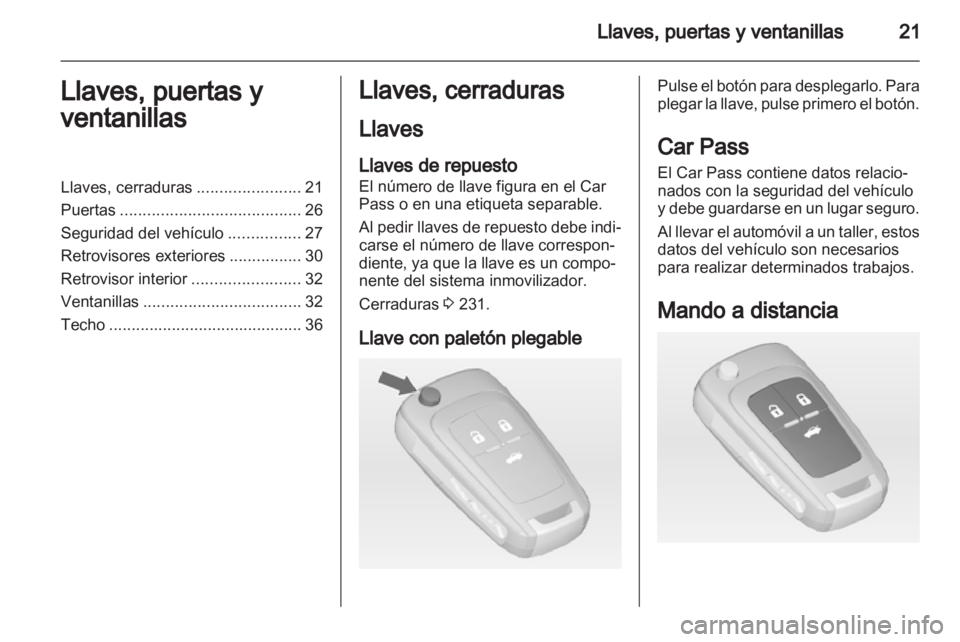 OPEL CASCADA 2013.5  Manual de Instrucciones (in Spanish) 