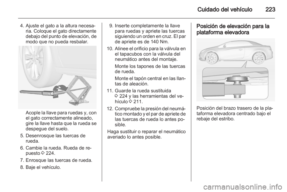 OPEL CASCADA 2013.5  Manual de Instrucciones (in Spanish) 