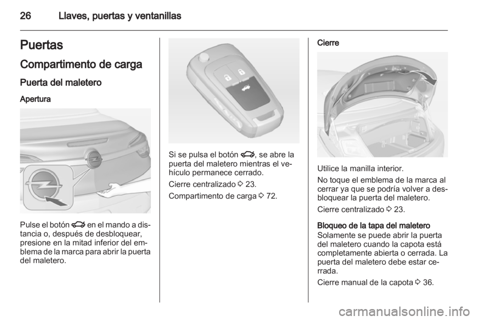 OPEL CASCADA 2013.5  Manual de Instrucciones (in Spanish) 