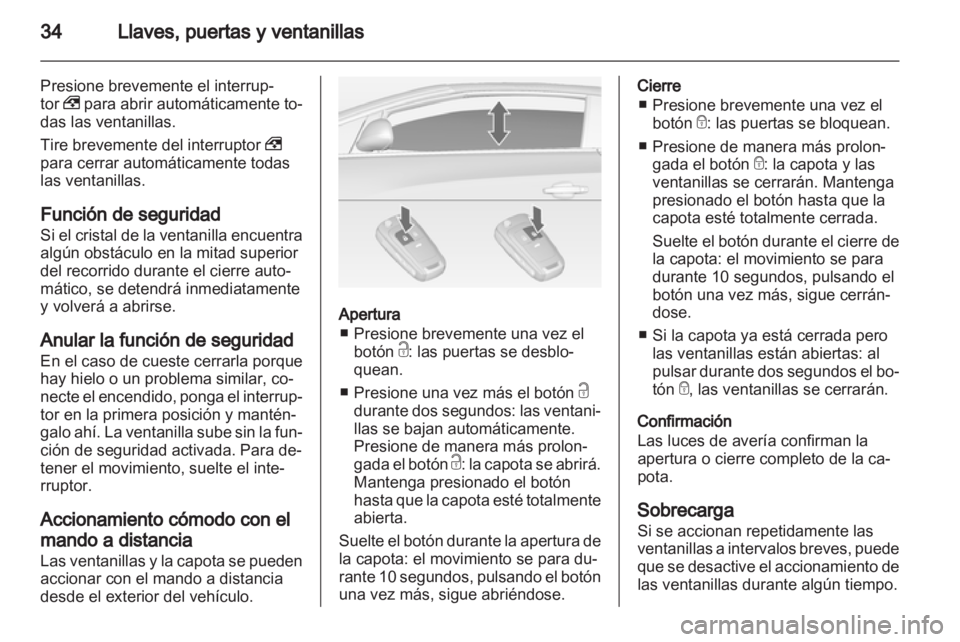 OPEL CASCADA 2013.5  Manual de Instrucciones (in Spanish) 