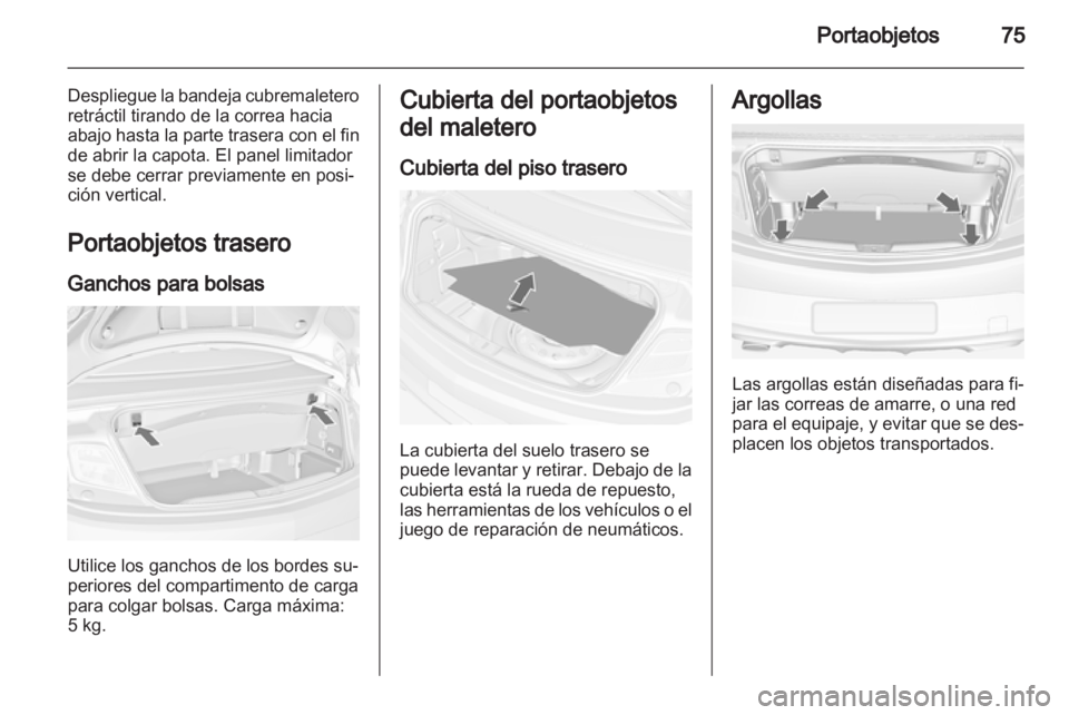OPEL CASCADA 2013.5  Manual de Instrucciones (in Spanish) 