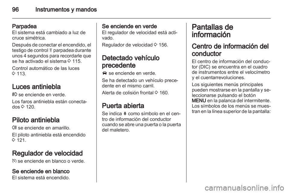 OPEL CASCADA 2013.5  Manual de Instrucciones (in Spanish) 