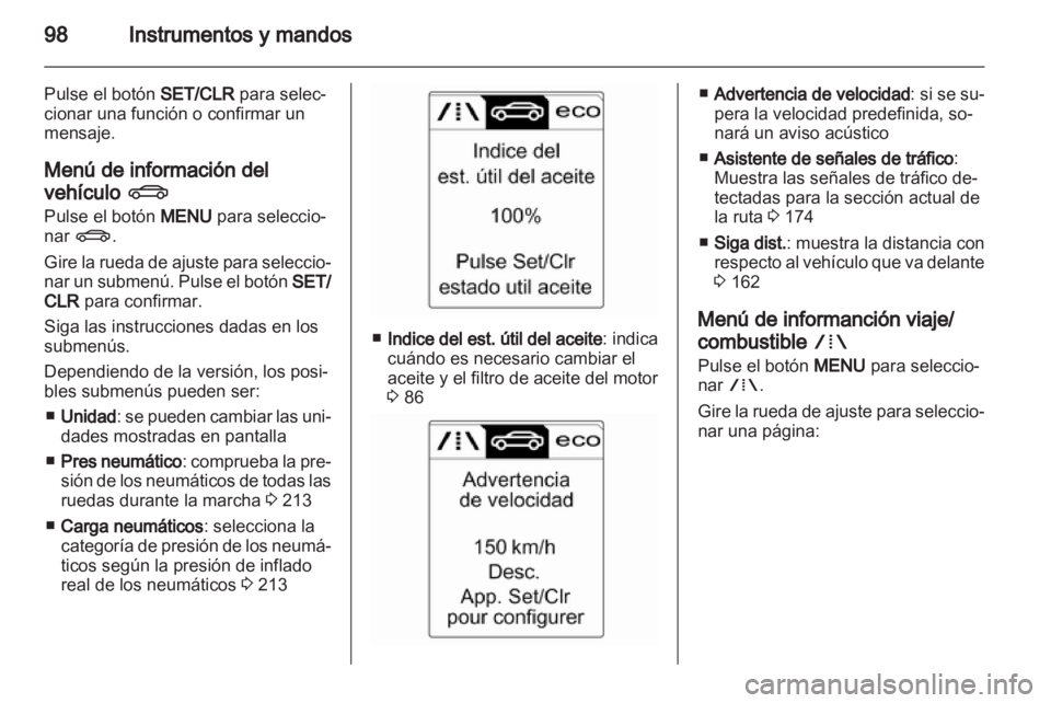 OPEL CASCADA 2013.5  Manual de Instrucciones (in Spanish) 