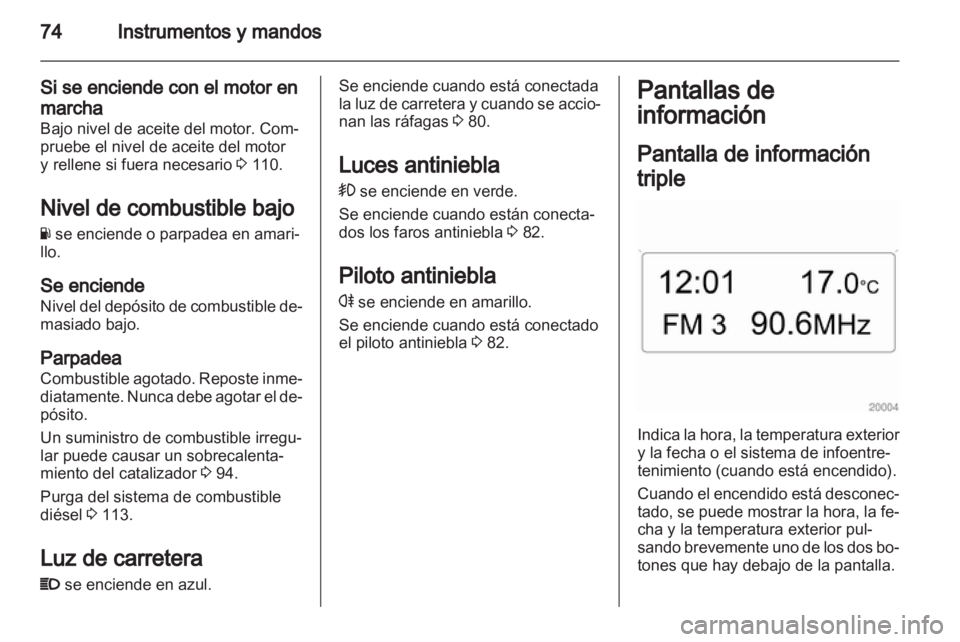 OPEL COMBO 2011 Manual de Instrucciones (in Spanish) OPEL COMBO 2011 Manual de Instrucciones (in Spanish)