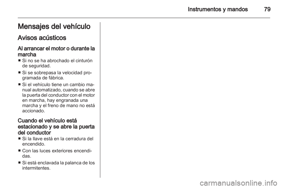 OPEL COMBO 2011 Manual de Instrucciones (in Spanish) OPEL COMBO 2011 Manual de Instrucciones (in Spanish)