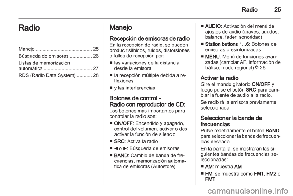 OPEL COMBO D 2013  Manual de infoentretenimiento (in Spanish) 